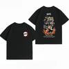 Demon Slayer Kimetsu No Yaiba Hashira Print Summer Casual Short Sleeve Cotton Anime Streetwear Unisexs Tshirt