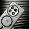 Per OnePlus 13/12/15 13R 15R Custodia Posteriore Rigida Sottile Opaca Cover Trasparente con Magnete Ondulata Opaca Funda Anti-impronta