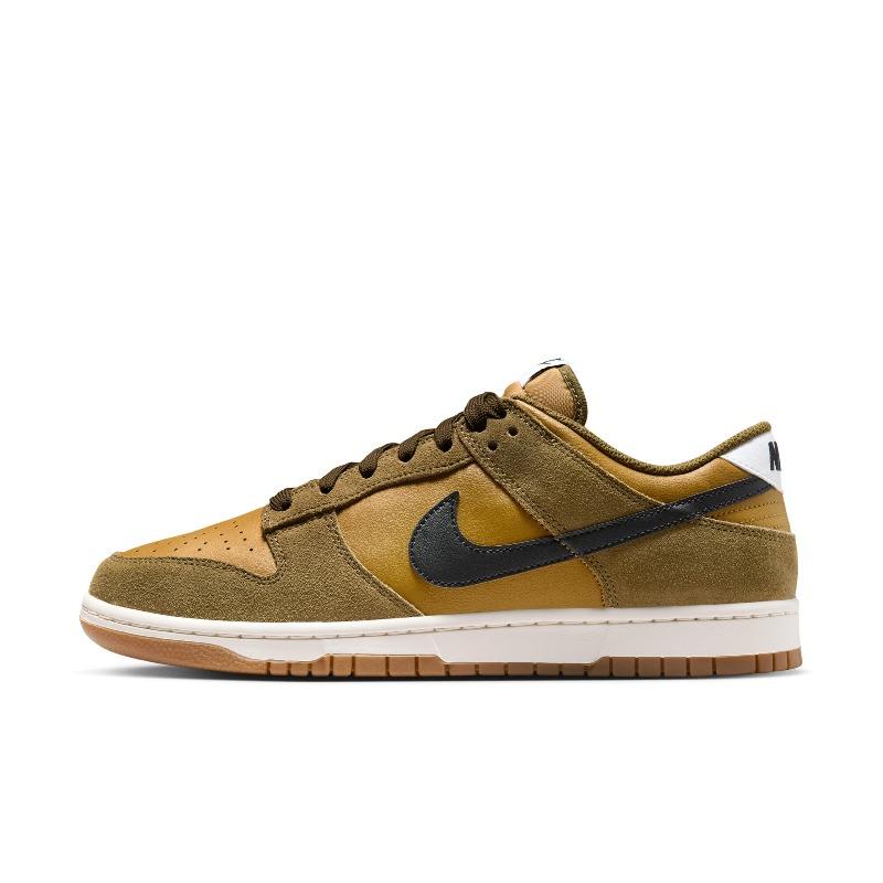Nike Men s Low-top Plain Leather Sports Shoes - NIKE DUNK LOW IB6399 35.5 жёлтый