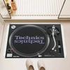 Modern Technics Record Player Theme Carpet for Living Room Decor Bedroom Kitchen Entrance Door Mat Bedside Area Soft Foot Mat