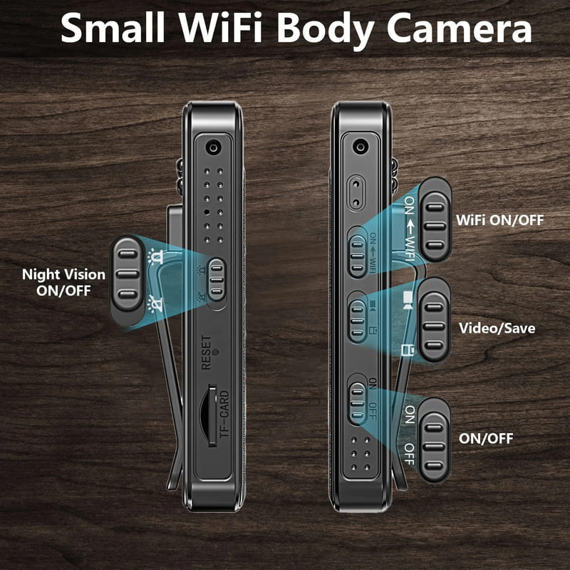 2025 New With Wifi HD 1080P Mini Camera Portable Digital Video Recorder BodyCam Infrared Night Vision Video Surveillance Camcorder