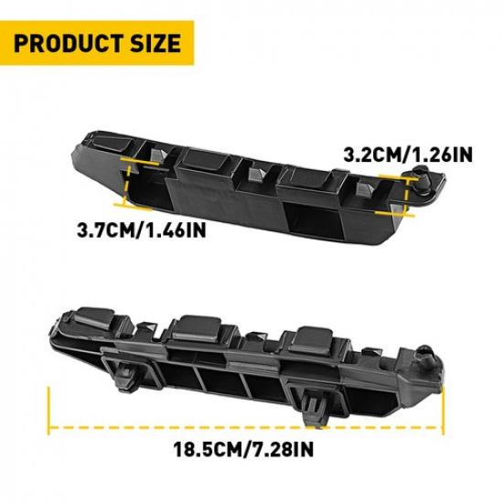 2PCS For CIVIC Sedan Headlight 2012-2015 Bumper Bracket Front Beam Mount Support