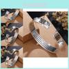 Vintage Ethnischer Stil Tierkreiszeichen Armband Für Männer Und Frauen Massives Silberbeschichtetes Kupfermaterial