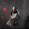 Hanged Apron Witch Shape Hanging Figure for Doorway Halloween Themed Festives Accessories Indoor Outdoor Decoration