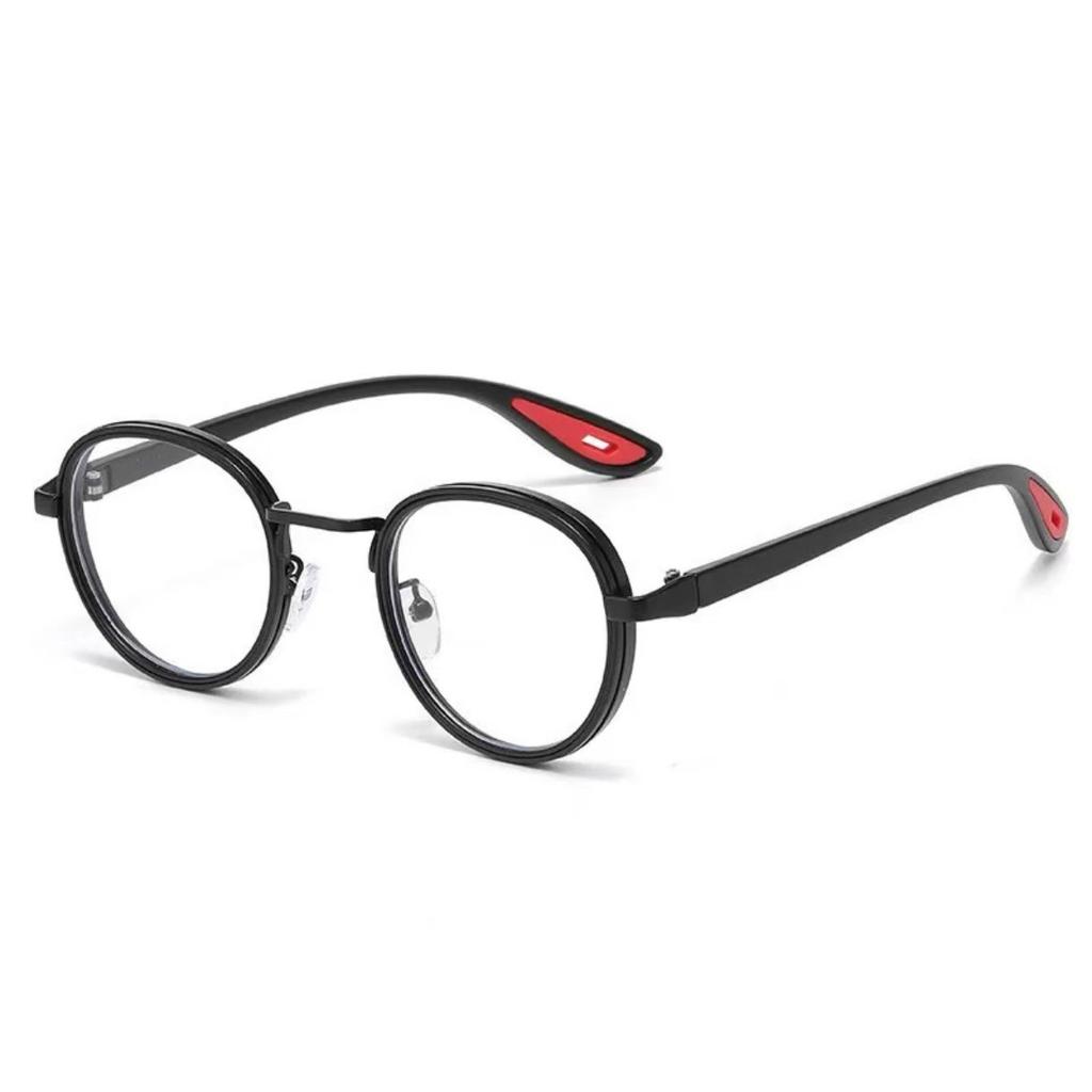 New metal ferrule sunglasses round frame temperament men's sunglasses retro trend frame glasses