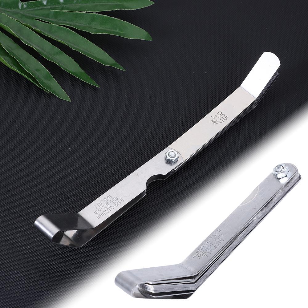 

Stainless Steel 16 Blades Valve Offset Metric Gauge 100mm Feeler Gauge