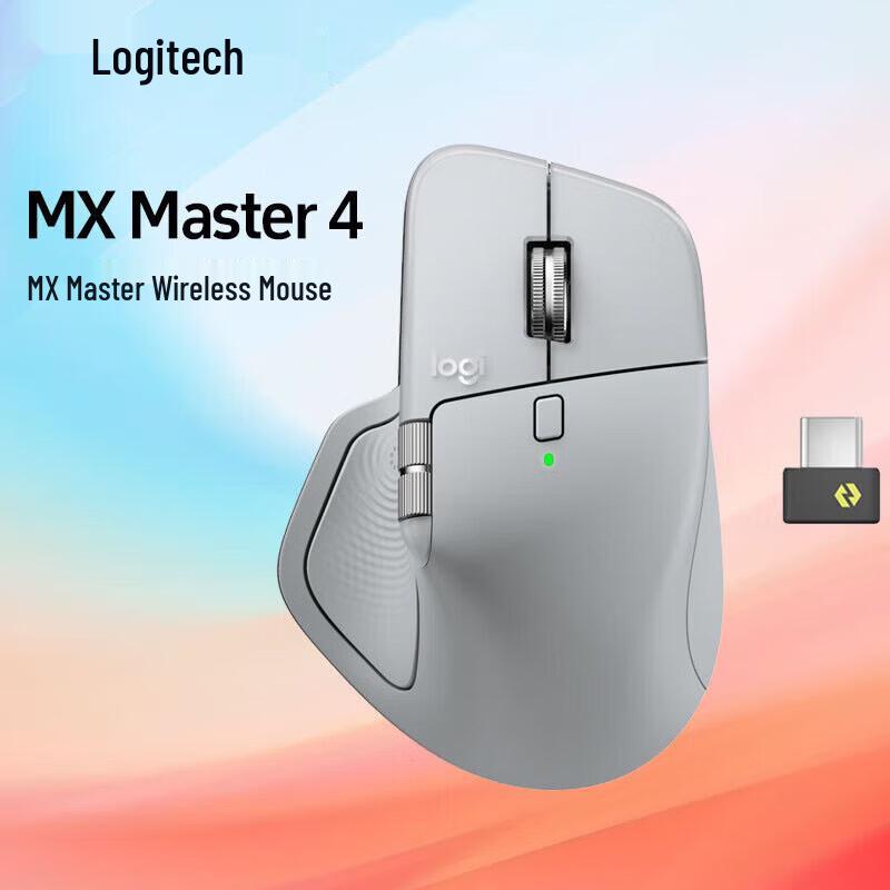 

Logitech MX Master 4 Wireless Ergonomic Dual-Mode Mouse