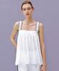 Demi Gnimonic Frill Sleeveless White Blouse_Frill Sleeveless Wh Bl