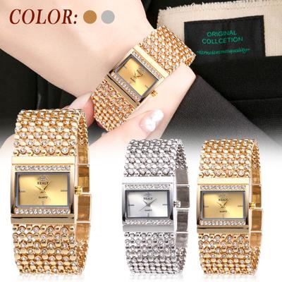 Women's Stainless Steel Quartz Watch Rhinestone Crystal Analog Wrist Watch