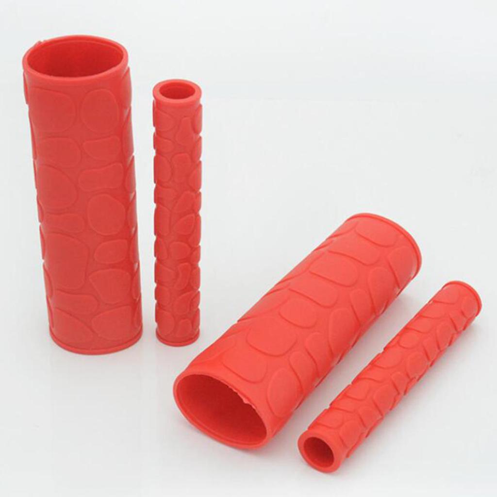 Non-slip Rubber Grip Glove Motorcycle Handle Cover Universal Heat Shrinkable Grip Cover Sleeve Handlebar Covers Accessories