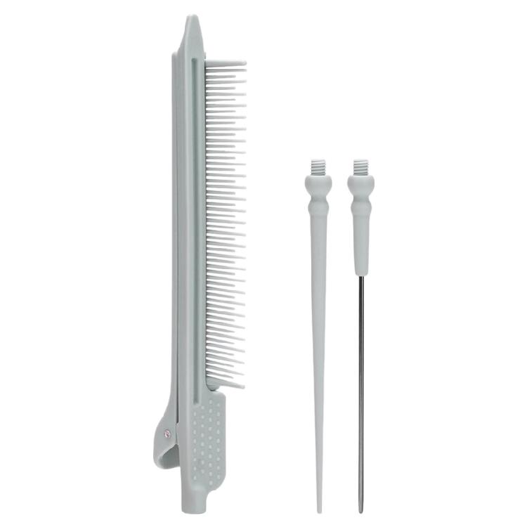 

Hair Clips Combs for Styling Sectioning Hair Highlighter Comb Parting Combs Baber Hairstylist Tools Hair DIY Accessories сірий колір
