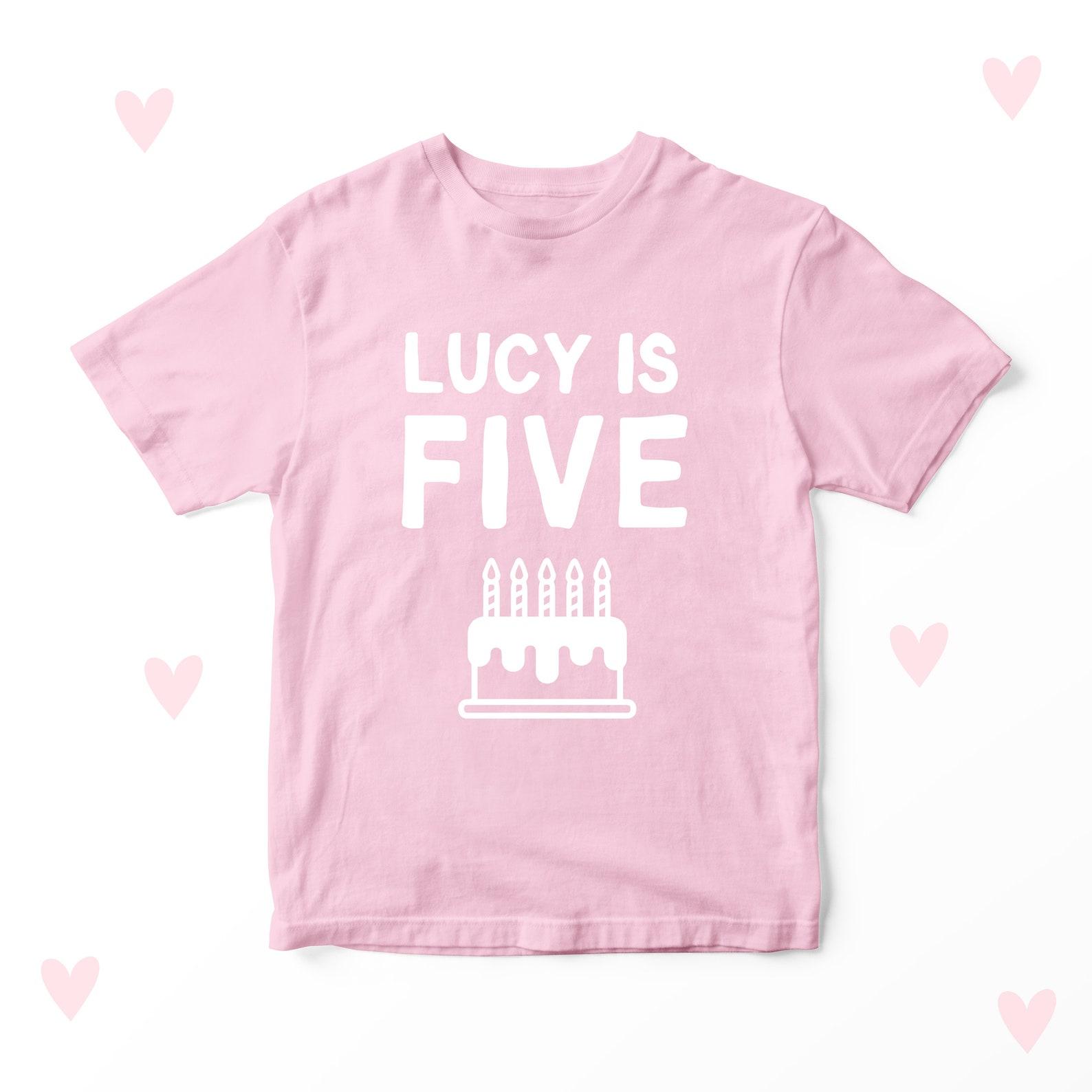 5th Birthday Shirt: Personalized Five Year Old Outfit 160