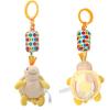 Baby Stroller Mobile with Rabbit, Bee, Bird, Owl & Dog Toys - Hanging Ornament & Bed Bell