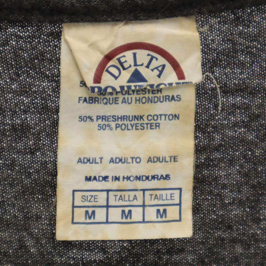 DELTA Taco Print Short sleeve T-shirt M Charcoal gray Men's Used