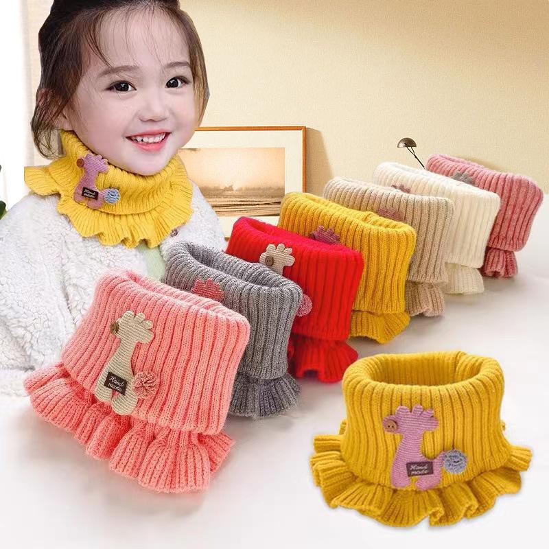 Scarf high-end sense autumn and winter knitted warm wear cute couple female extended small scarf
