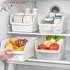 Hot Multifunctional Kitchen Sundries Storage Box Spices Holder Refrigerator Fruit Storage Box Cabinet Drawer Storage Container