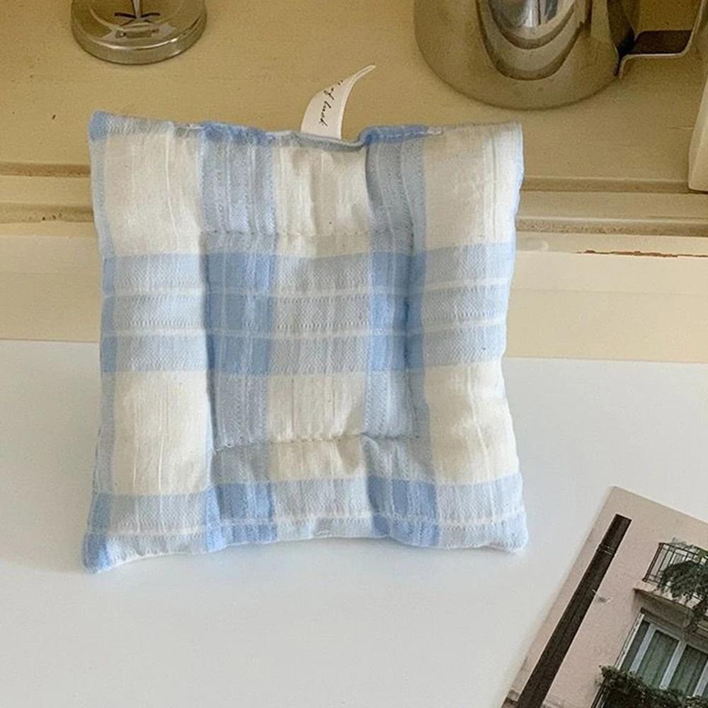 INS Style Original Homemade Bow Ribbon Coaster Dining Table Kitchen Household Insulation Mat Korean Fabric Photography Props