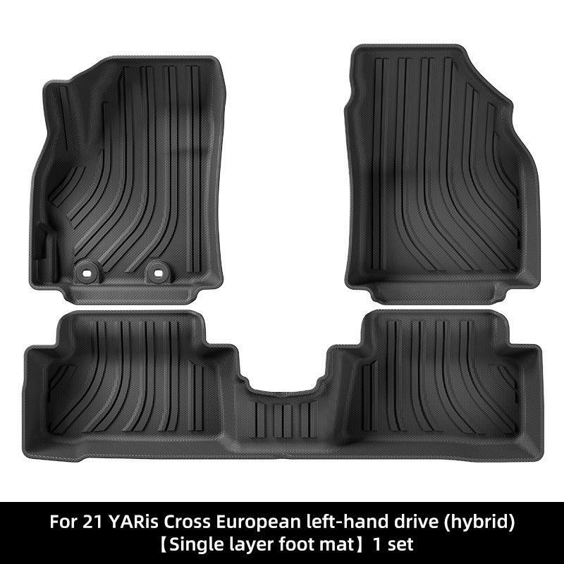 Custom TPE Floor Mats & Trunk Liner for 2020-2024 Toyota Yaris