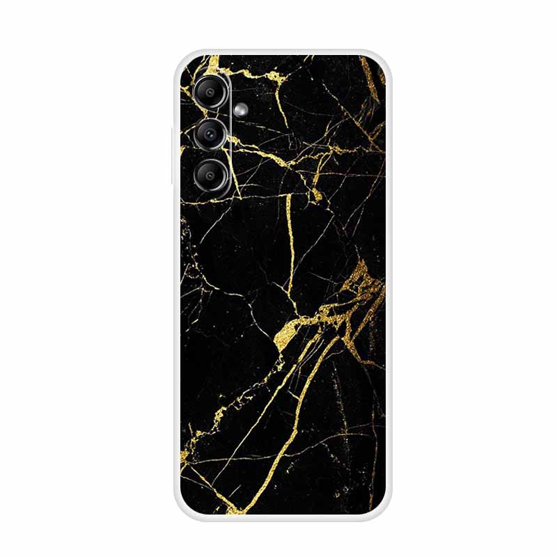 For Samsung Galaxy A14 A34 A54 5G Marble Soft Case Silicone TPU Phone Back Cover Coque for Samsung A 54 34 14 4G Cartoon Fundas