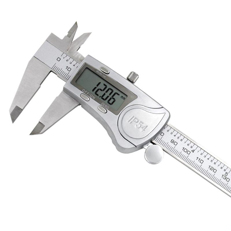 12 Inch Stainless Steel Industrial IP54 Digital Vernier Caliper Electronic Vernier Caliper 300mm High Precision Thickness Gauge 0-300 mm