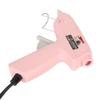 Hot Melt Glue Machine 20W Mini DIY Hot Glue Tool with 50 7mm Glue Sticks for Home School 110‑240V Pink EU Plug