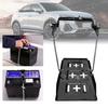 ABS Metal Auto Battery Tray With Groove Long Service Life Adjustable Battery Tray Portable Good Bearing Capacity