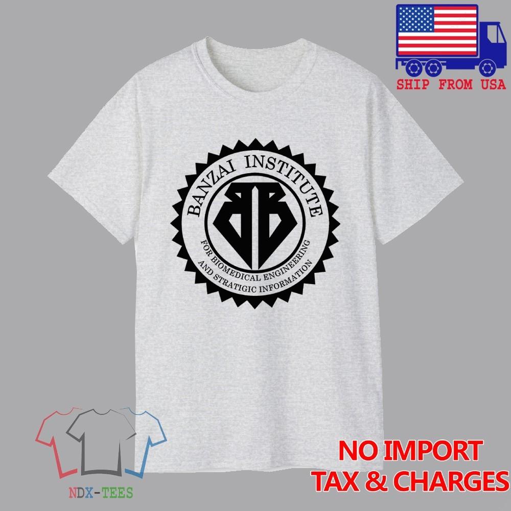 Banzai Institute Buckaroo Banzai Men#039;s Grey Size S5XL Unisex T-Shirt L