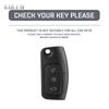 ABS Carbon Fiber Style Car Key Case Cover Fob for Ford B-Max C-Max Eco Sport Galaxy Fiesta Focus 2 Ecosport Kuga Escape Falcon