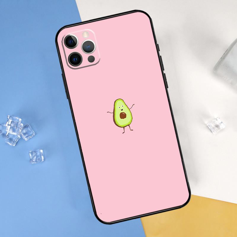 Funny Floral Avocado Unicorn Phone Case For iPhone 15 Pro 16 Pro 11 13 14 Pro Max 12 Mini XR 16 15 Plus 16e Cover Shell