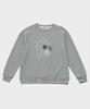 FFEFF STUDIO Face Off Drawing Embroidery Sweatshirt (Melange)