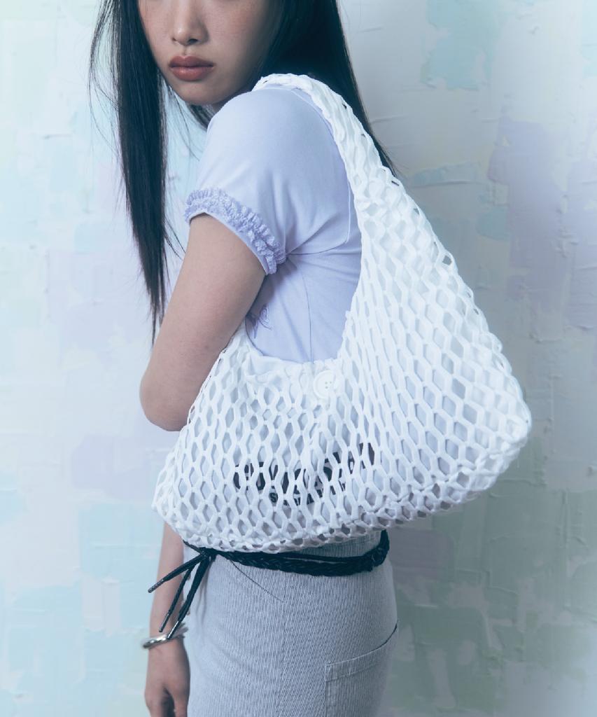 Guwolsibil Mash Picnic Shoulder Bag White