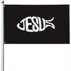 2D Door Banner 1pc Multi-size Optional Christ Fish No. 1 Garden Flag Halloween Thanksgiving Christmas Outdoor Flag Bar Decoration Banner Fun Printed F