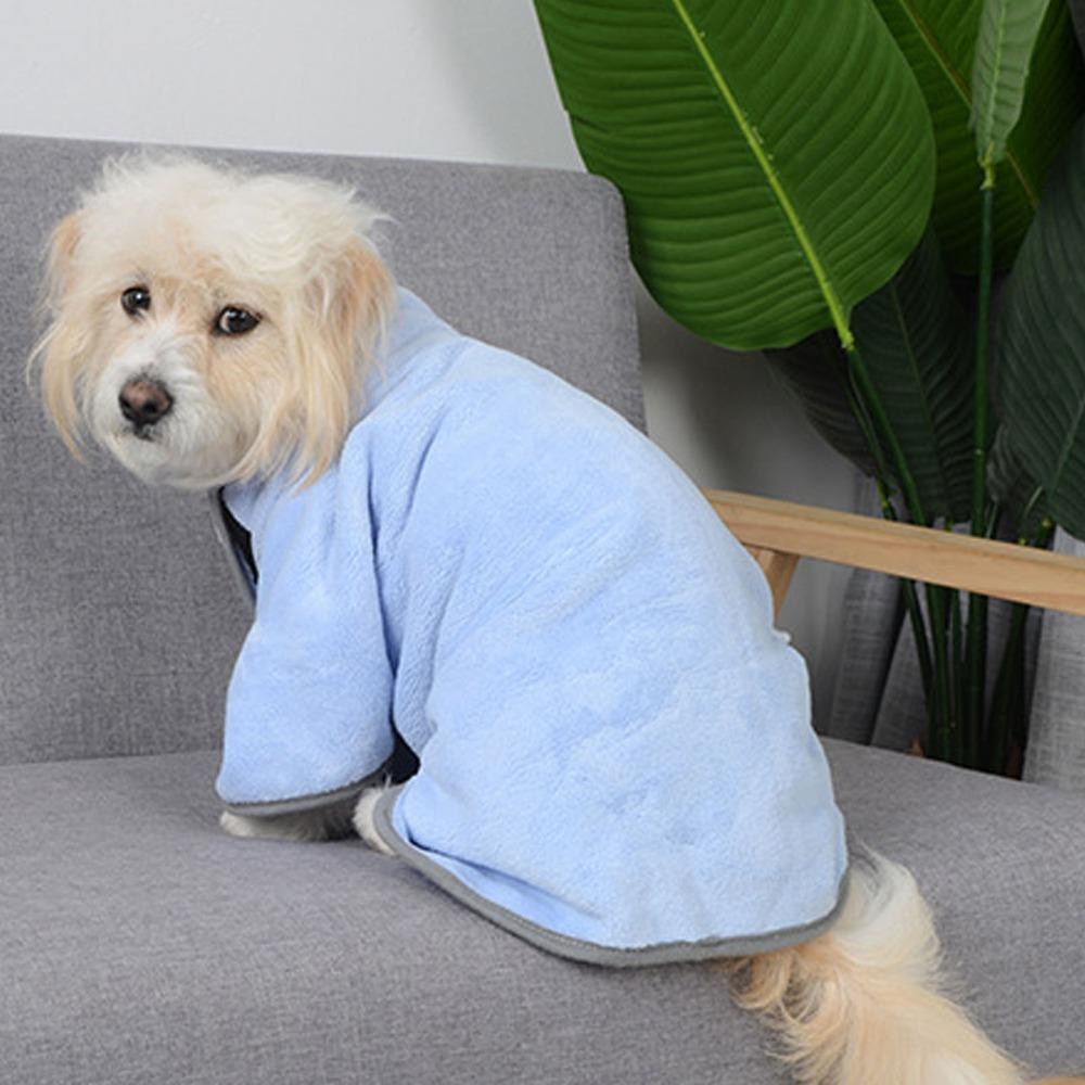 Solid Tone Shades Absorbent Pet Towel Microfiber Fabric Fast Drying Pet Wrap Pet Grooming Care