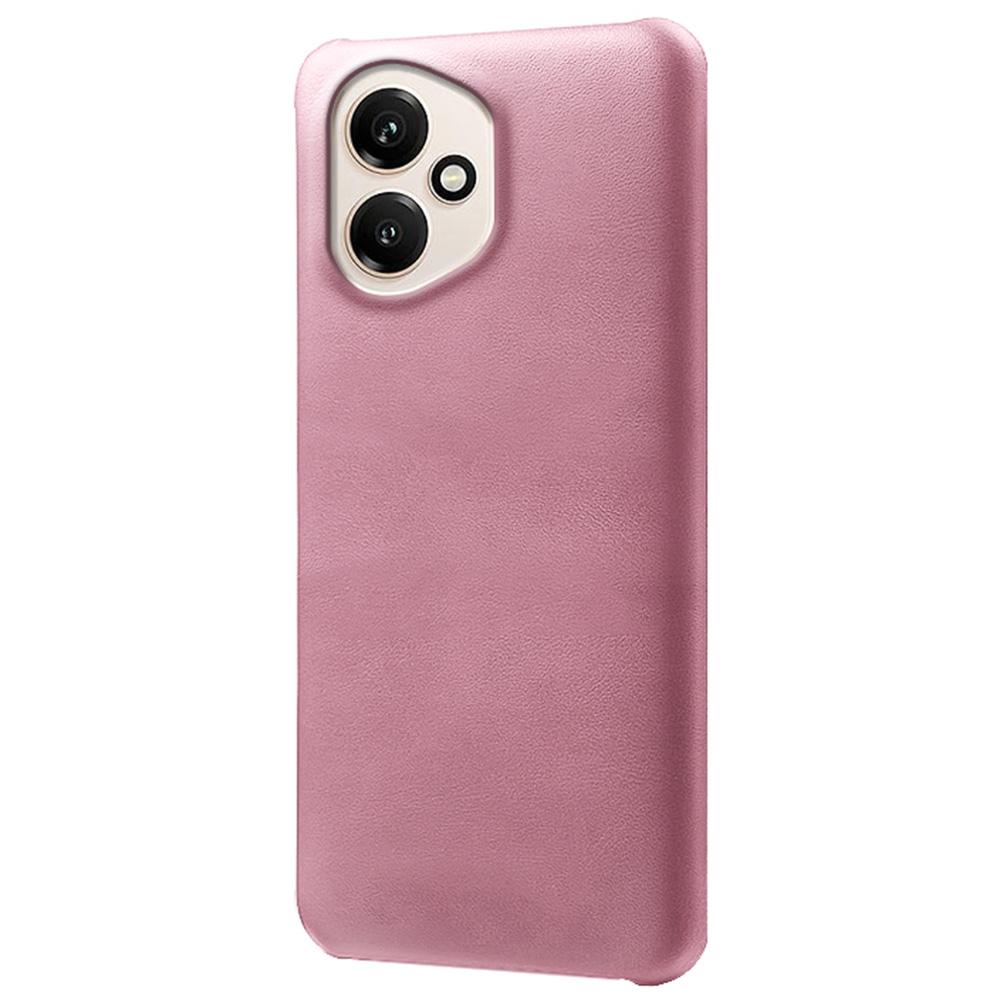 For Honor 400 5G (Global) Case Calf Texture PU Leather Hard PC Protective Phone Cover