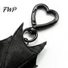 Portachiavi Pipistrello Gotico Peluche Nero Portachiavi Trasformabile Ciondolo Portachiavi Morbido Zaino Borsa Portamonete Ciondolo Regalo di Halloween per Amanti Leggero