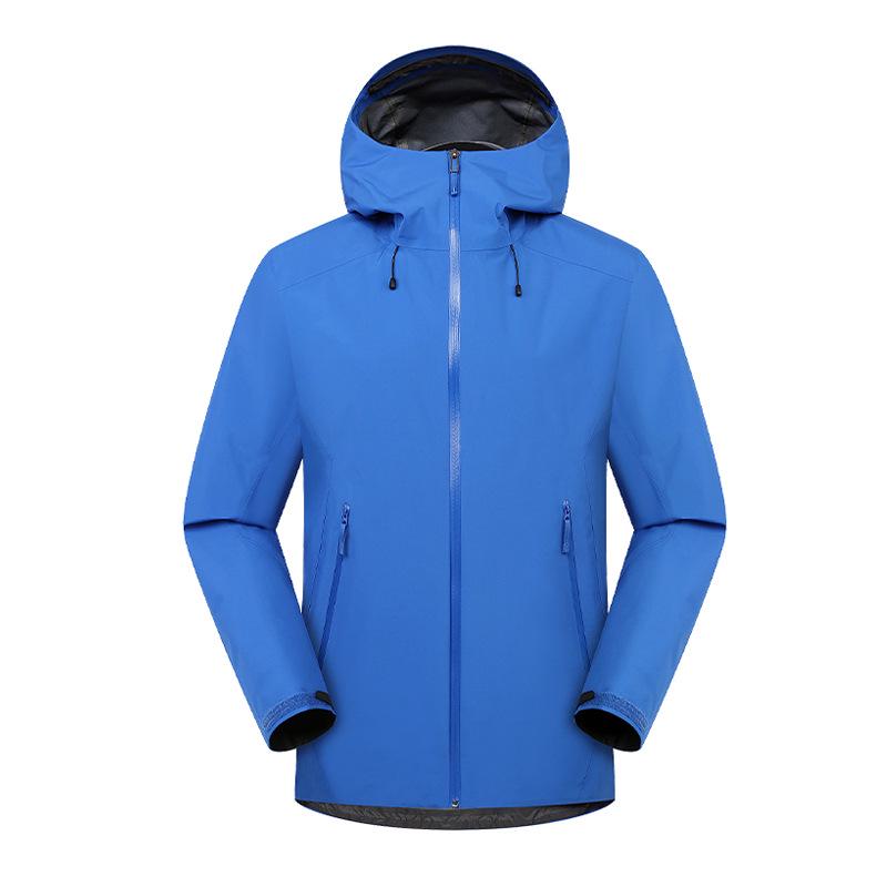 Unisex Windproof Hooded Softshell Windbreaker - Lightweight Outdoor Jacket for Spring & Autumn