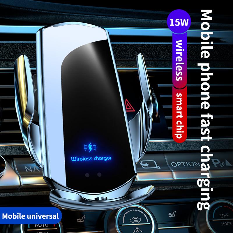 Car Phone Holder For Mercedes-Benz GLC 2023 2024 X254 Screen Fixed Base GPS Bracket Wireless Charging Mobile Phone Holder Car VN9