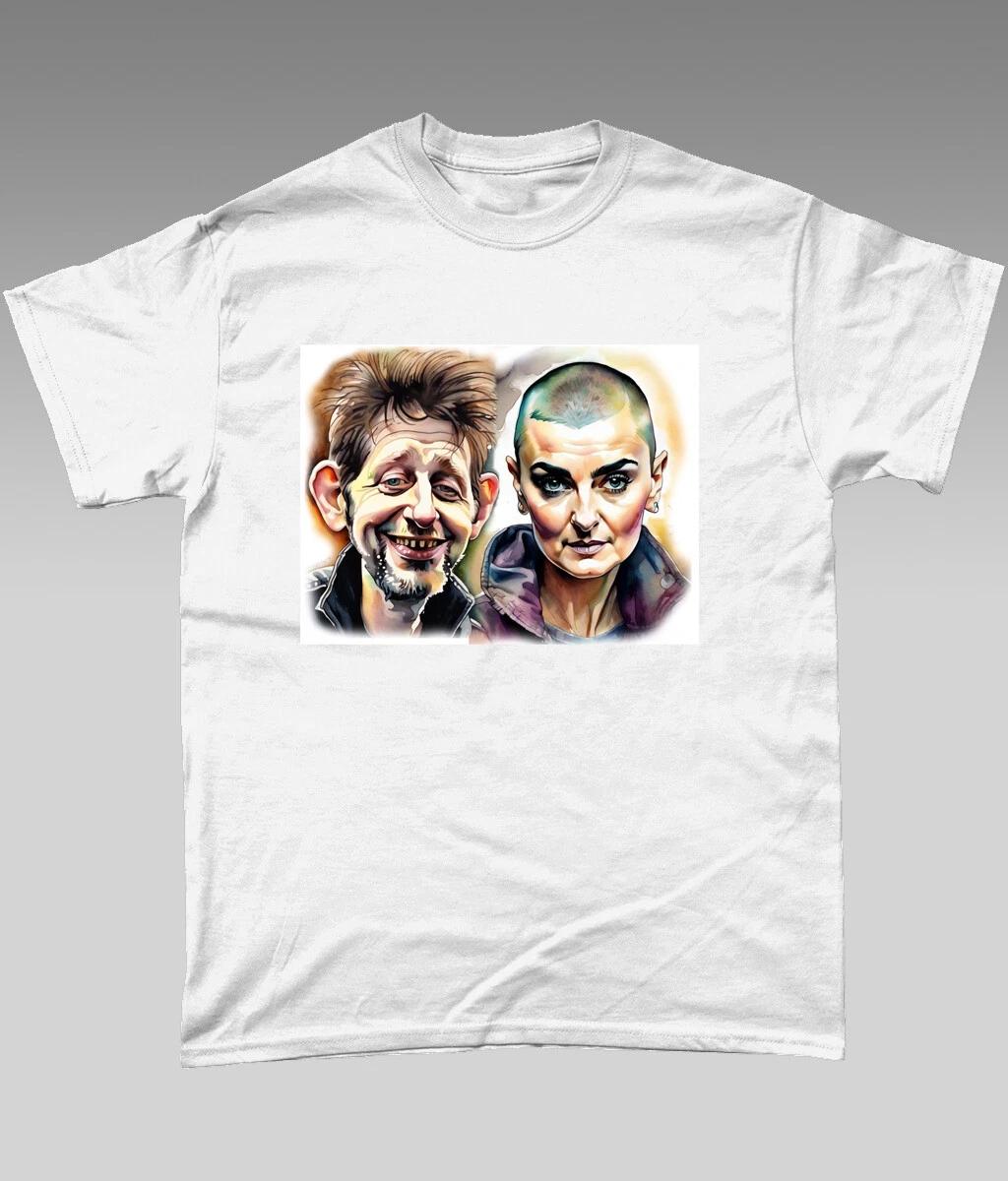 Карикатурная футболка Sinead O Connor и Shane MacGowan Pogues 2XL
