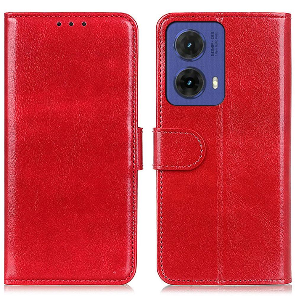 For Motorola Moto G85 5G/S50 Neo 5G Case PU Leather Wallet Crazy Horse Texture Phone Cover