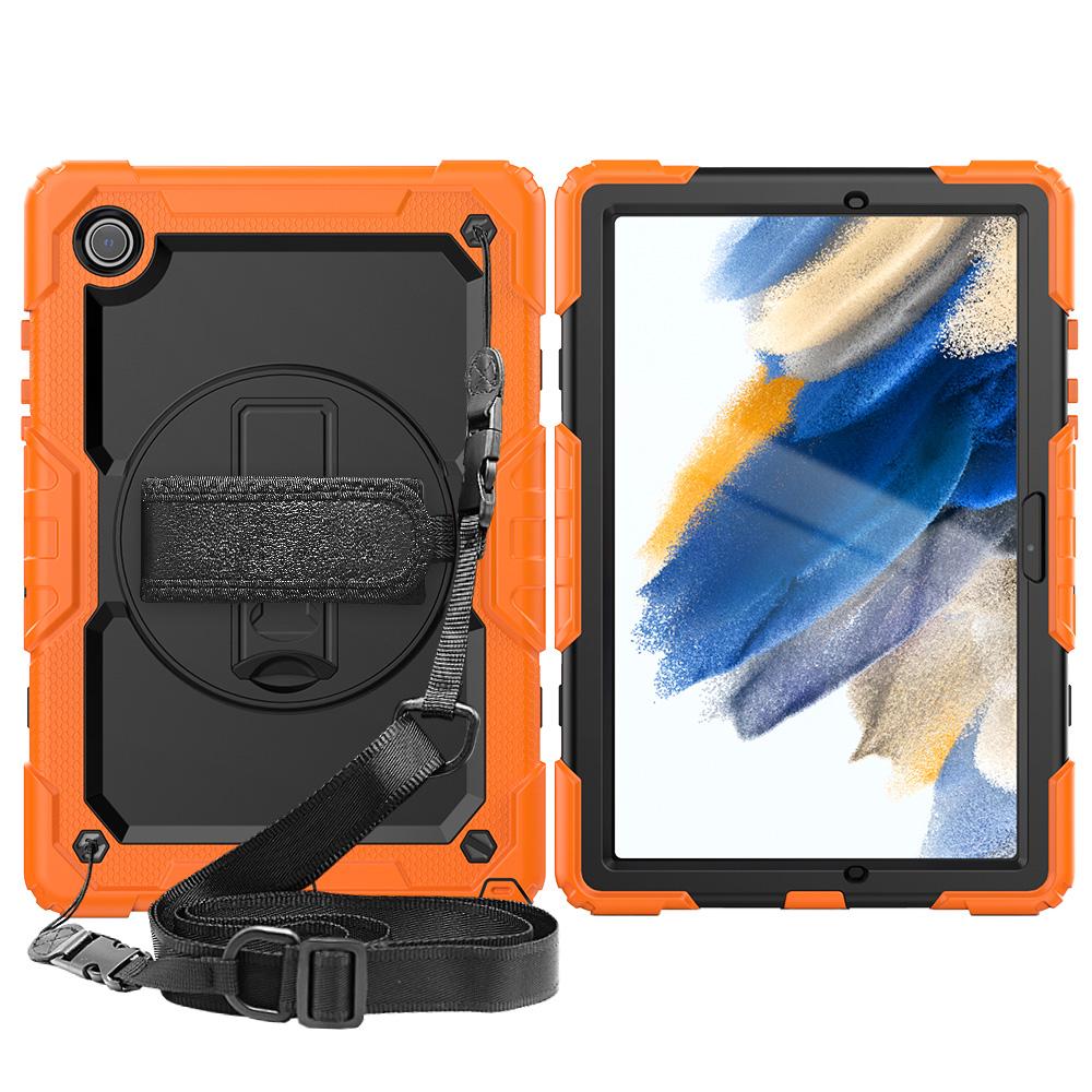 

With Screen Protector Case For Samsung Galaxy Tab S6 Lite P620 P625 P610 P615 P613 P619 A8 SM-X200 X205 A7 T500 T505 Armor Cover A8 SM-X200 SM-X205