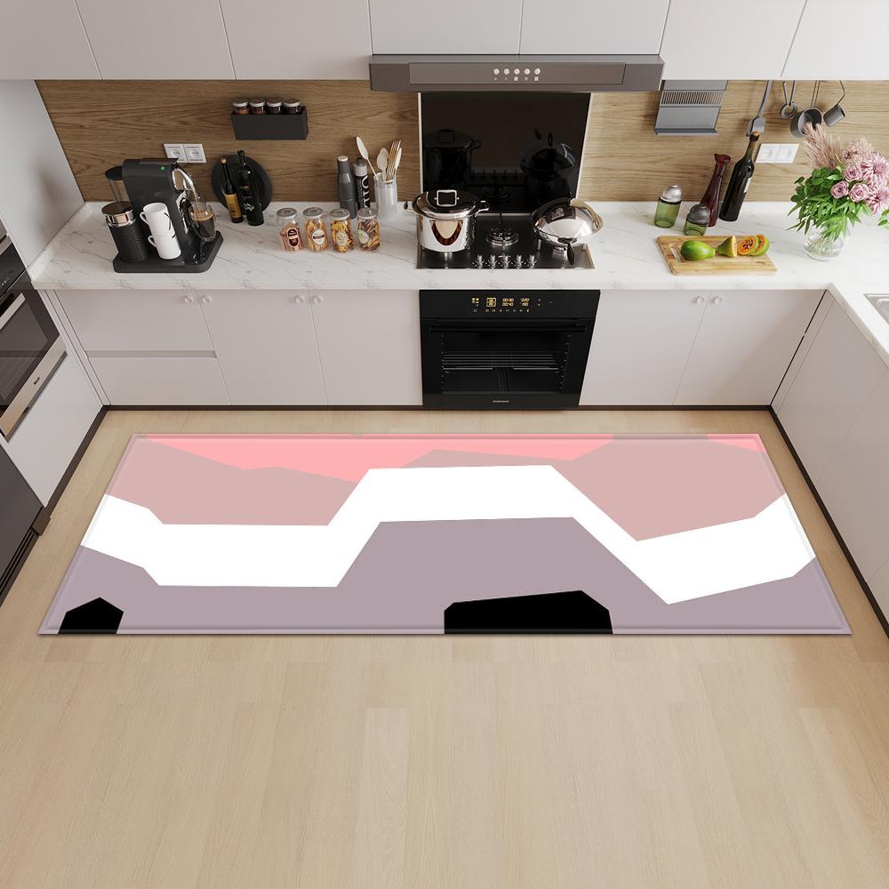 Kitchen Mat Porch Door Mat Bedroom Long Carpet Home Balcony Bathroom Non-slip Floor Living Room Carpet