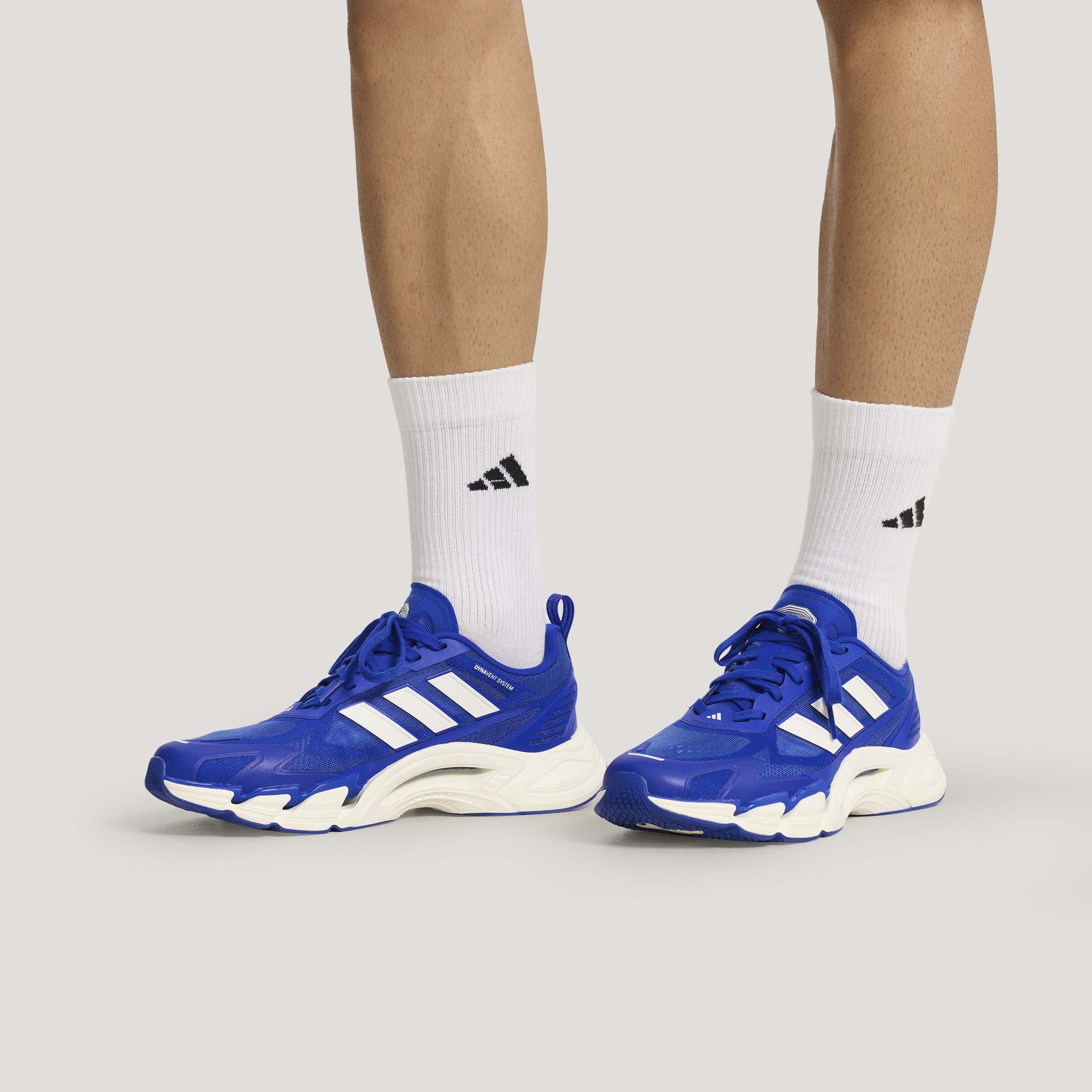 Adidas Climacool Дышащие Беговые Кроссовки Унисекс Королевский Синий 35.5