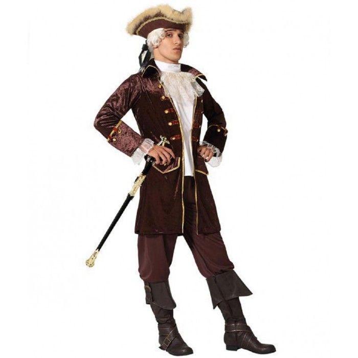 Déguisement Capitaine Pirate Elégant Homme