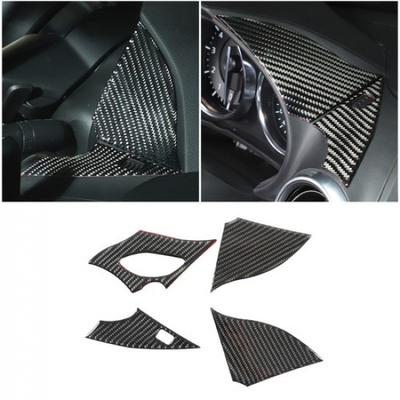 Carbon Fiber Dashboard Trument Cover Plate Sticker For Mazda MX-5 Miata 16-23