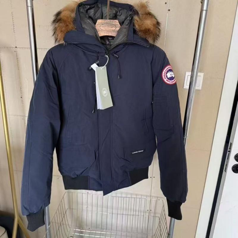 Canada Style Pilot Down Jacket White Duck Parka Couples Winter Warm Coat