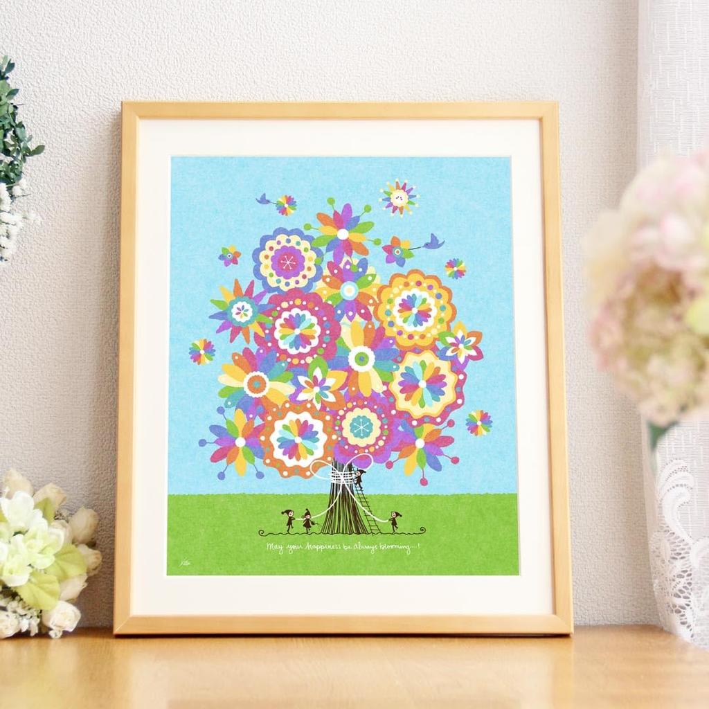 Gemälde Interieur des Glücks Gerahmte Blume Eingang Wohnzimmer Krankenhaus Geschäft Büro Büro Empfangsraum Stilvoll Großformat Eröffnungsfeier