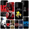 Band U-U2 Rock Phone Case For Samsung Galaxy A52 A32 A22 A12 A51 A31 A50S A30S A20S A10S Note 20 Ultra 10 Plus S10 A72 A71 Galax
