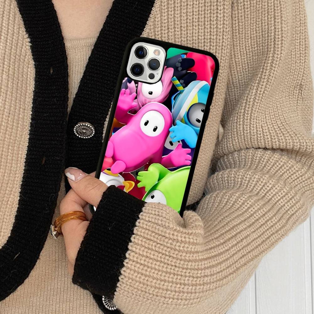 F-Fall G-Guys Party Game PC+TPU Shockproof Protective Phone Case For IPhone17 14 15 16 Pro Max 13 12 11 17 Air