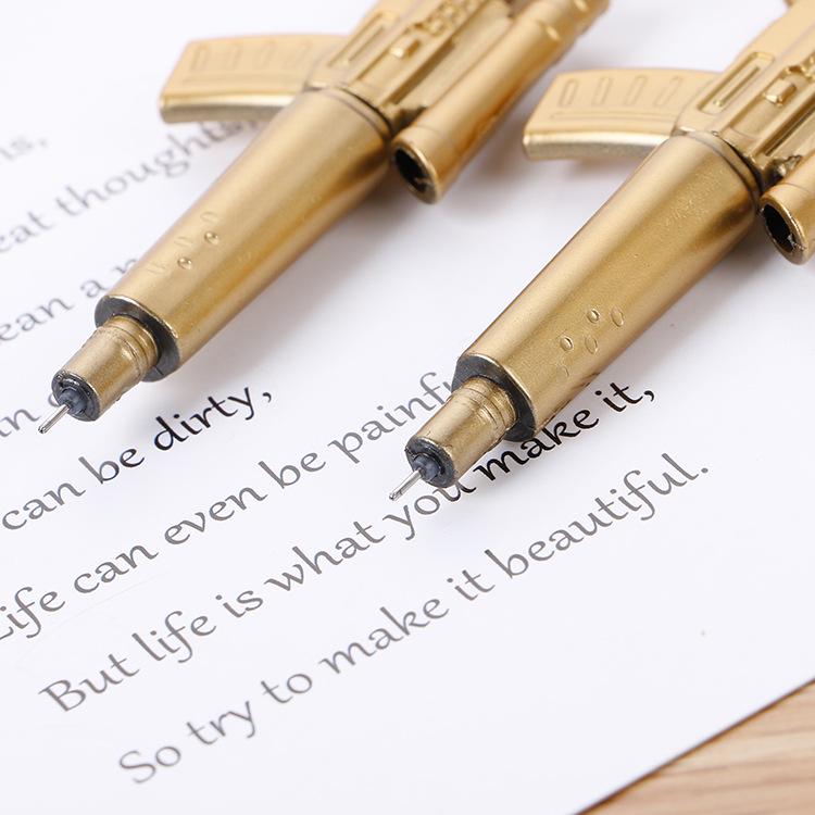 Creative Gun-Shaped Ballpoint Pen – Cute, Water-Based Signature Pen for Students & Gifts