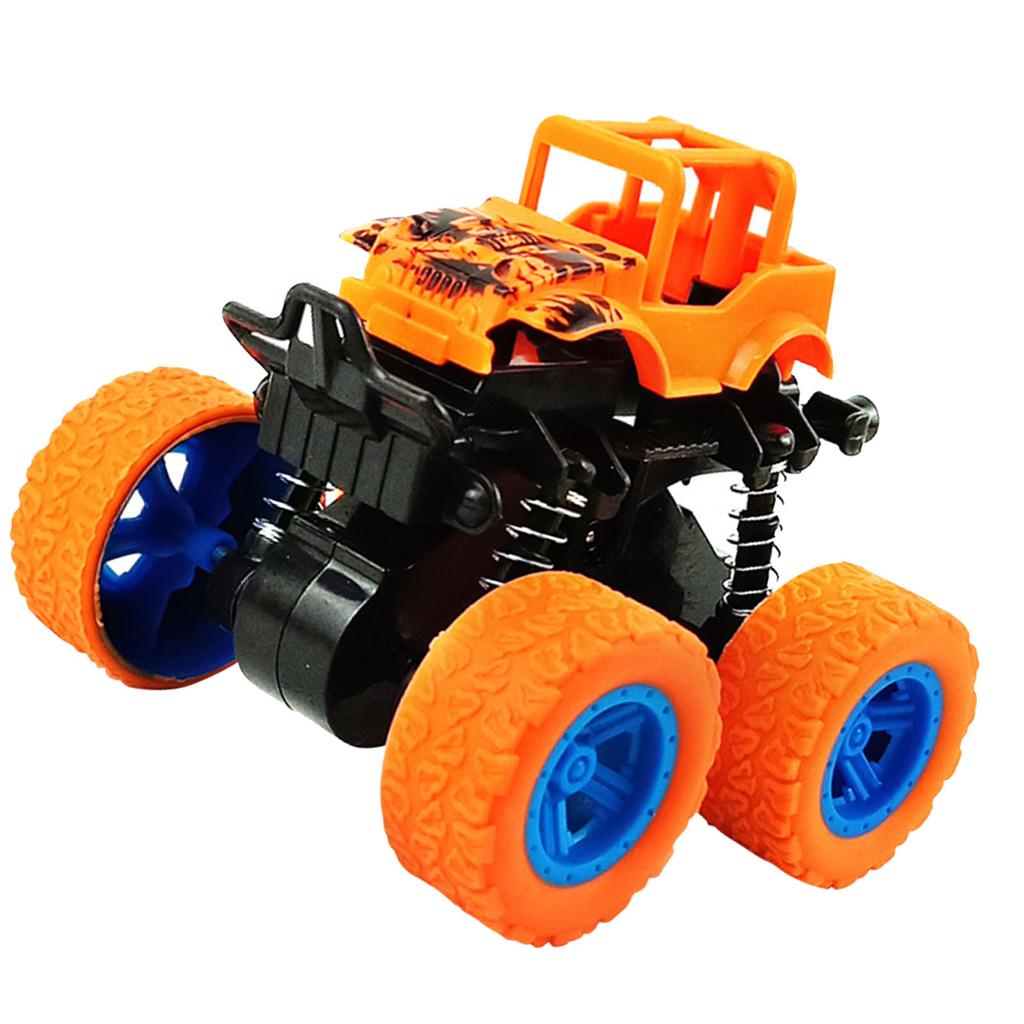 Offroad Car Toy Dual Inertia Simulation Shakeproof Offroad Vehicle Model for Children Kids Orange